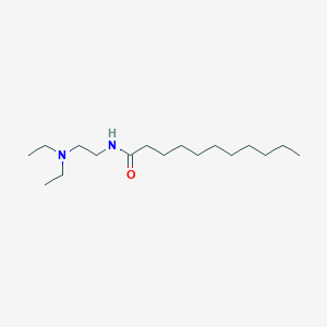 B8455582 N-[2-(Diethylamino)ethyl]undecanamide CAS No. 70745-24-3