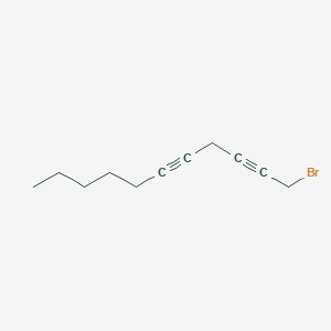 molecular formula C11H15Br B8455618 1-Bromo-2,5-undecadiyne 