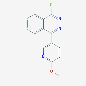 molecular formula C14H10ClN3O B8455694 1-Chloro-4-(6-methoxypyridin-3-yl)-phthalazine 