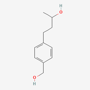 molecular formula C11H16O2 B8455696 4-(4-Hydroxymethylphenyl)butan-2-ol 