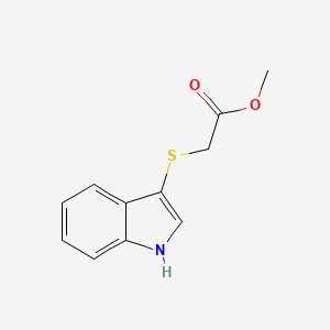 Methyl 2-((1H-indol-3-yl)thio)acetate