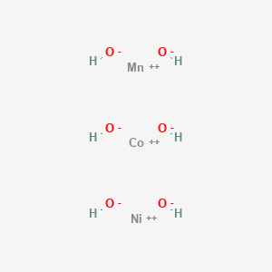 molecular formula CoH6MnNiO6 B8455811 Nickel-cobalt-manganese hydroxide CAS No. 189139-63-7