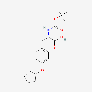 N-(tert-Butoxycarbonyl)-O-cyclopentyl-L-tyrosine