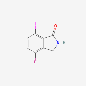 molecular formula C8H5FINO B8455884 4-Fluoro-7-iodoisoindolinone 