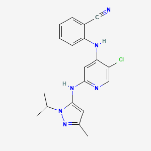 2-(5-chloro-2-(1-isopropyl-3-methyl-1H-pyrazol-5-ylamino)pyridin-4-ylamino)benzonitrile