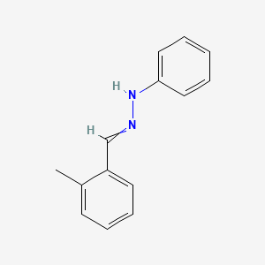 molecular formula C14H14N2 B8456178 N-(2-Methyl-benzylidene)-N'-phenyl-hydrazine 
