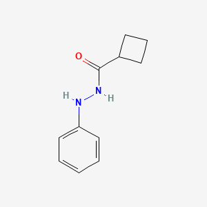 molecular formula C11H14N2O B8456179 N'-Phenylcyclobutanecarbohydrazide 