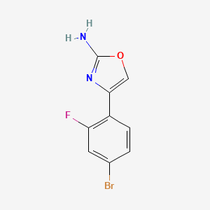 4-(4-Bromo-2-fluorophenyl)oxazol-2-amine