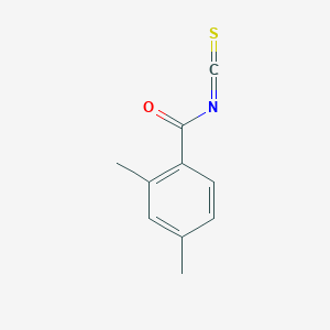 molecular formula C10H9NOS B8456241 2,4-Dimethyl-1-benzenecarbonyl isothiocyanate 