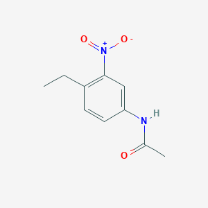 molecular formula C10H12N2O3 B8456325 N-(4-ethyl-3-nitro-phenyl)-acetamide 