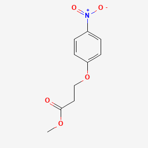 molecular formula C10H11NO5 B8456343 3-(4-Nitro-phenoxy)-propionic acid methyl ester 