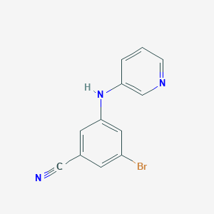 3-Bromo-5-(pyridin-3-ylamino)-benzonitrile