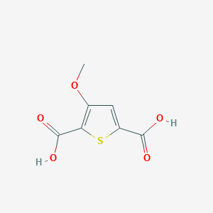 molecular formula C7H6O5S B8456381 3-Methoxy-2,5-thiophenedicarboxylic acid 