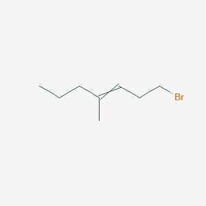 molecular formula C8H15Br B8456506 1-Bromo-4-methyl-3-heptene 