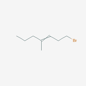 1-Bromo-4-methyl-3-heptene