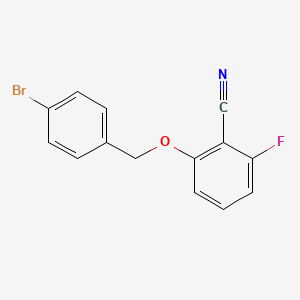 2-(4-Bromobenzyloxy)-6-fluorobenzonitrile