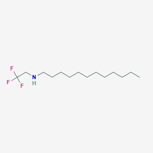 molecular formula C14H28F3N B8456583 N-(2,2,2-Trifluoroethyl)dodecan-1-amine CAS No. 70655-36-6