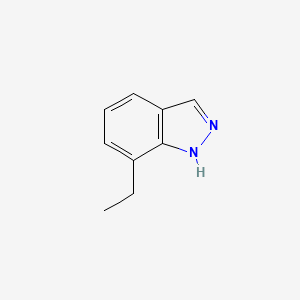 molecular formula C9H10N2 B8456632 7-ethyl-1H-indazole CAS No. 75785-13-6