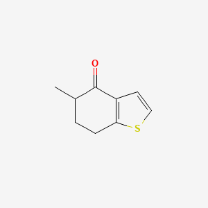 molecular formula C9H10OS B8456645 5-methyl-6,7-dihydro-1-benzothiophen-4(5H)-one 