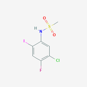 N-(5-chloro-4-fluoro-2-iodo-phenyl)-methanesulfonamide