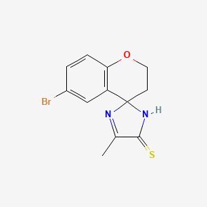 6-Bromo-4'-methylspiro[chromane-4,2'-imidazole]-5'(1'H)-thione