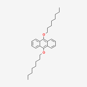 molecular formula C30H42O2 B8456730 9,10-Bis(octyloxy)anthracene CAS No. 90178-20-4