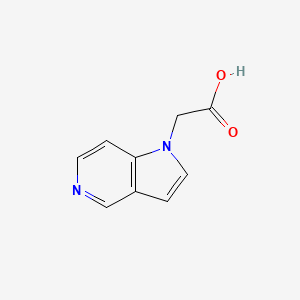 molecular formula C9H8N2O2 B8456747 Pyrrolo[3,2-c]pyridin-1-yl-acetic acid 