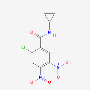 2-chloro-N-cyclopropyl-4,5-dinitrobenzamide