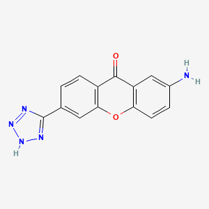 2-Amino-6-(2H-tetrazol-5-yl)-9H-xanthen-9-one