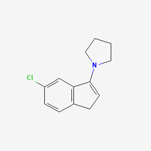 1-(5-Chloro-1H-inden-3-yl)pyrrolidine