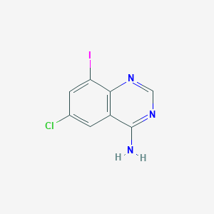 6-Chloro-8-iodo-quinazolin-4-amine
