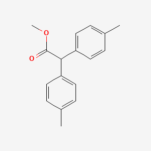 B8456969 Benzeneacetic acid, 4-methyl-alpha-(4-methylphenyl)-, methyl ester CAS No. 5359-40-0