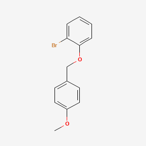 molecular formula C14H13BrO2 B8456976 1-Bromo-2-(4-methoxybenzyloxy)benzene 