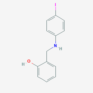 molecular formula C13H12INO B084570 alpha-(4-Iodoanilino)-ortho-cresol CAS No. 13159-82-5
