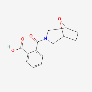 molecular formula C14H15NO4 B8457010 3-(o-Carboxybenzoyl)-8-Oxa-3-Azabicyclo(3.2.1)Octane 