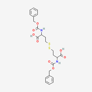 (2S)-4-[[3-carboxy-3-(phenylmethoxycarbonylamino)propyl]disulfanyl]-2-(phenylmethoxycarbonylamino)butanoic acid