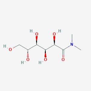 molecular formula C8H17NO6 B084571 N,N-二甲基-D-葡萄糖酰胺 CAS No. 13096-65-6
