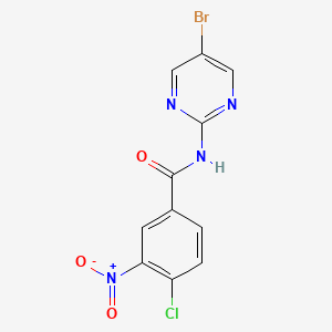 N-(5-Bromo-pyrimidin-2-yl)-4-chloro-3-nitro-benzamide