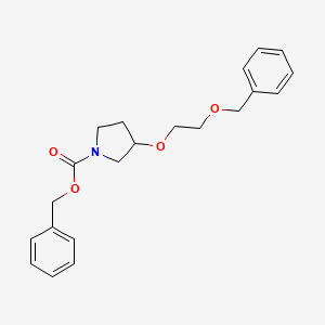Benzyl 3-(2-benzyloxyethoxy)pyrrolidine-1-carboxylate