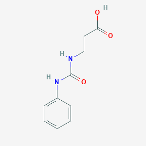 molecular formula C10H12N2O3 B084572 3-[(苯胺甲酰)氨基]丙酸 CAS No. 10250-66-5