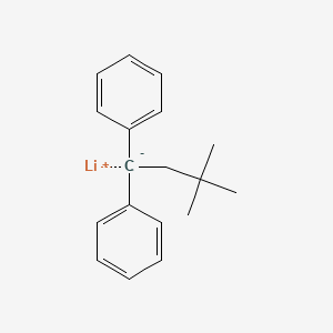 molecular formula C18H21Li B8457276 Lithium 3,3-dimethyl-1,1-diphenylbutan-1-ide CAS No. 98329-91-0