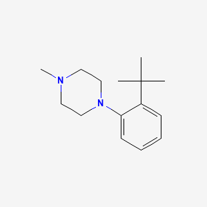 molecular formula C15H24N2 B8457327 1-(2-(tert-Butyl)phenyl)-4-methylpiperazine 
