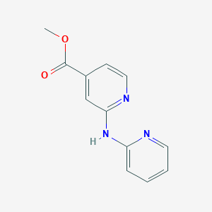 molecular formula C12H11N3O2 B8457334 Methyl 2-(2-pyridylamino)isonicotinate 