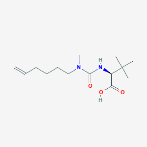 molecular formula C14H26N2O3 B8457375 N-[(Hex-5-en-1-yl)(methyl)carbamoyl]-3-methyl-L-valine CAS No. 923591-23-5