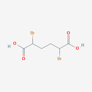 molecular formula C6H8Br2O4 B084574 2,5-Dibromoadipic acid CAS No. 14635-99-5