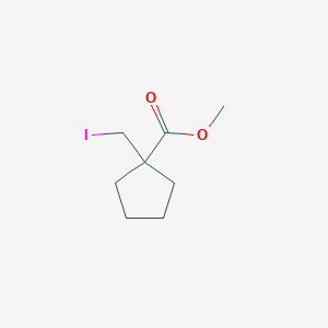 Methyl 1-(iodomethyl)cyclopentanecarboxylate