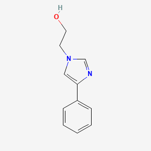 molecular formula C11H12N2O B8457524 4-Phenyl-1H-imidazole-1-ethanol 
