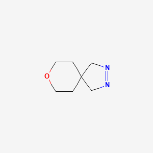 molecular formula C7H12N2O B8457574 8-Oxa-2,3-diaza-spiro[4,5]dec-2-ene 