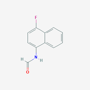molecular formula C11H8FNO B8457595 4-fluoro-N-formyl-1-naphthylamine CAS No. 776-37-4
