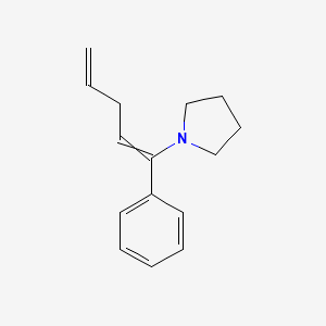1-(1-Phenylpenta-1,4-dien-1-yl)pyrrolidine